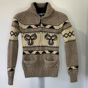 Aritzia TNA Zip Cardigan Sweater